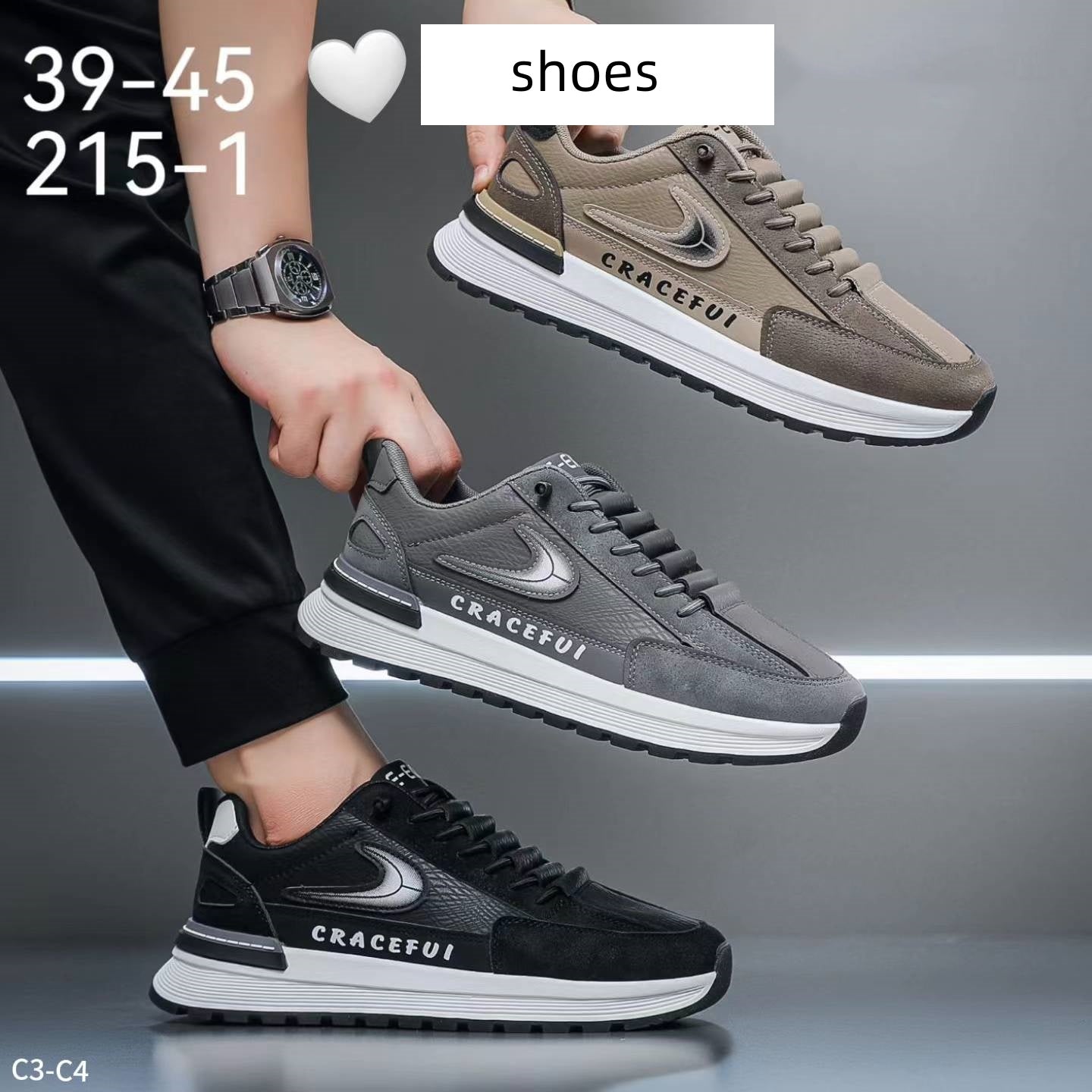 C220-Cemented shoes-size:39-44-$10