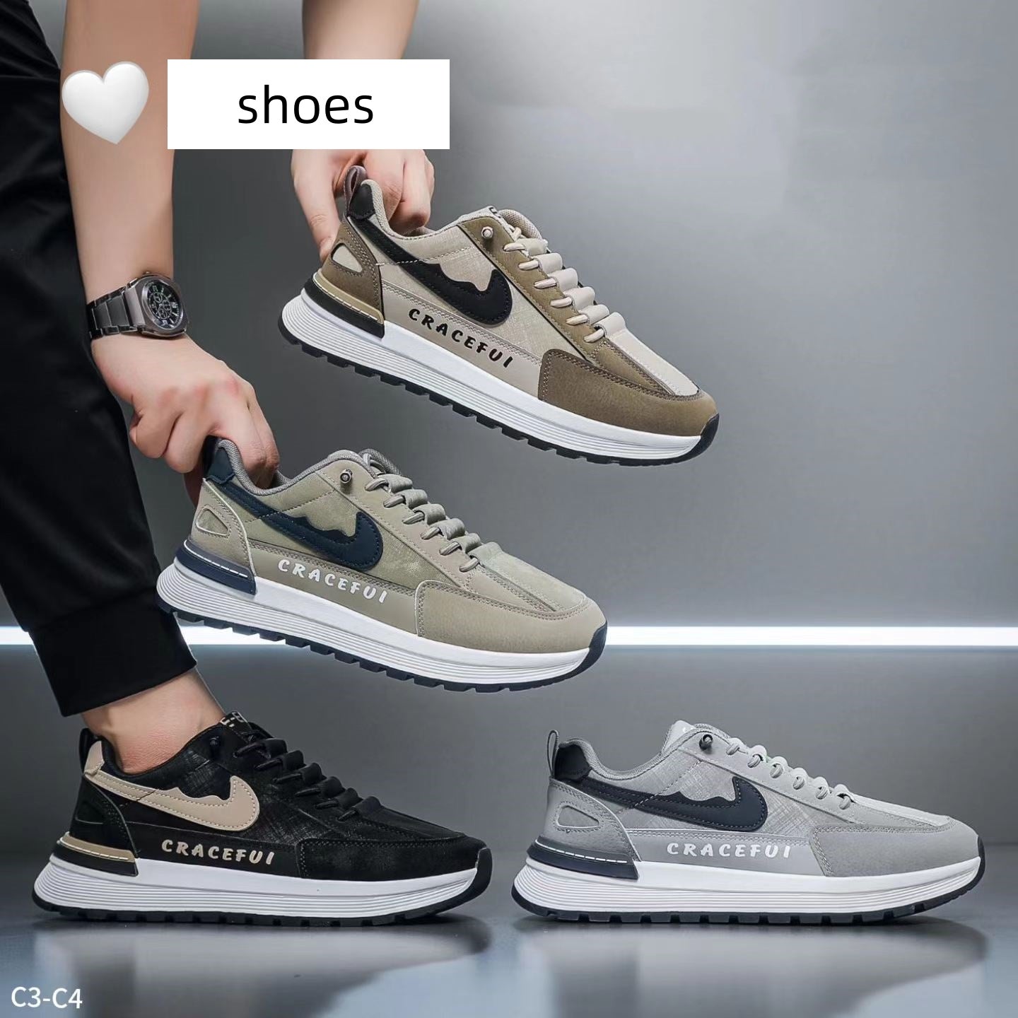 C220-Cemented shoes-size:39-44-$10