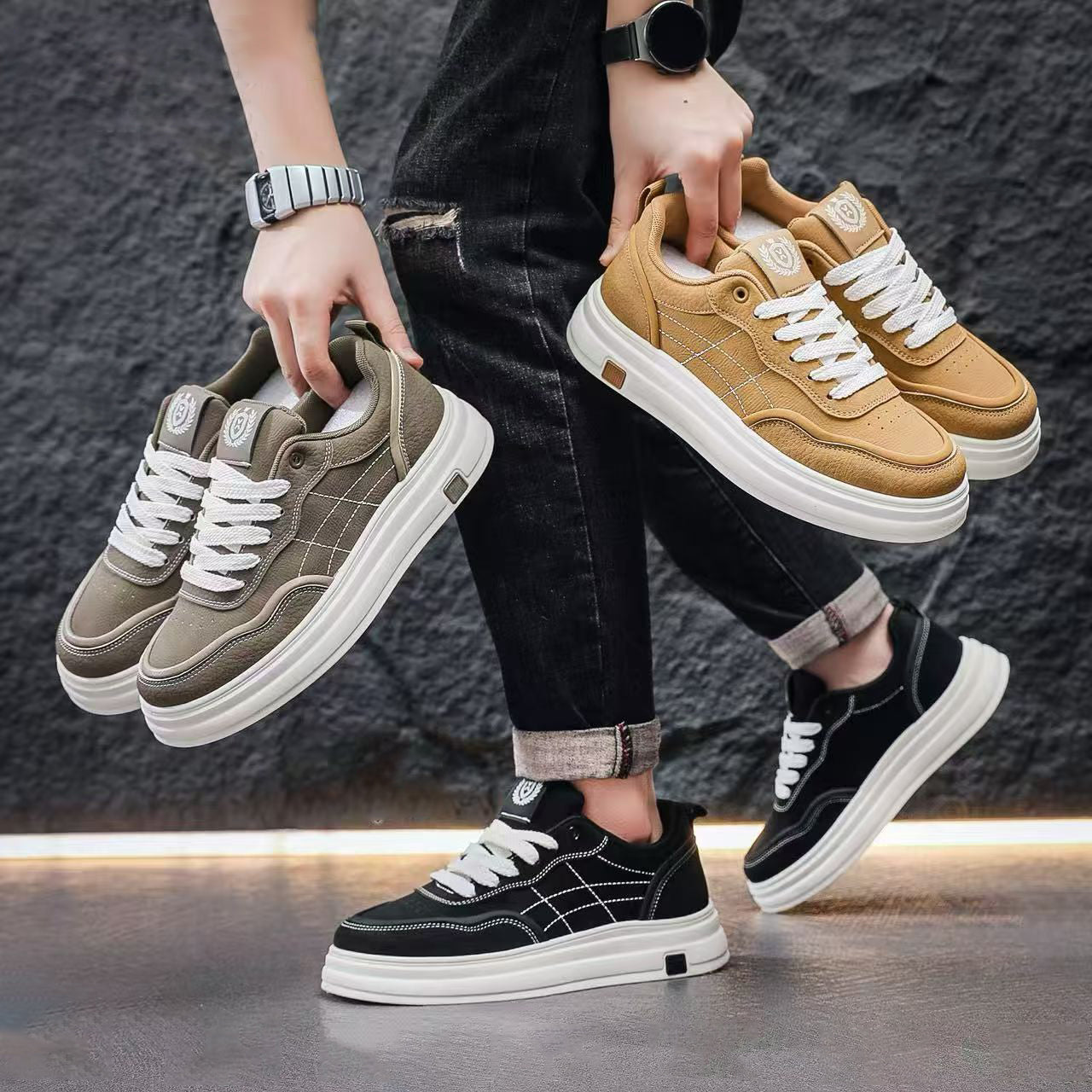 L244-Cemented shoes-size:39-44-$5