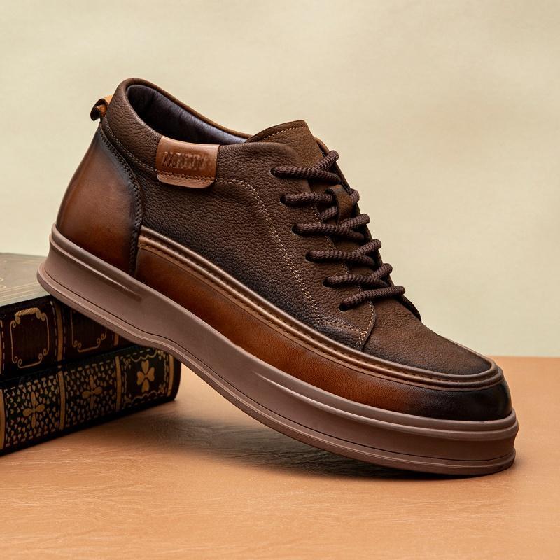 C427-Cemented Leather Boots-size:39-44 -$19-$20